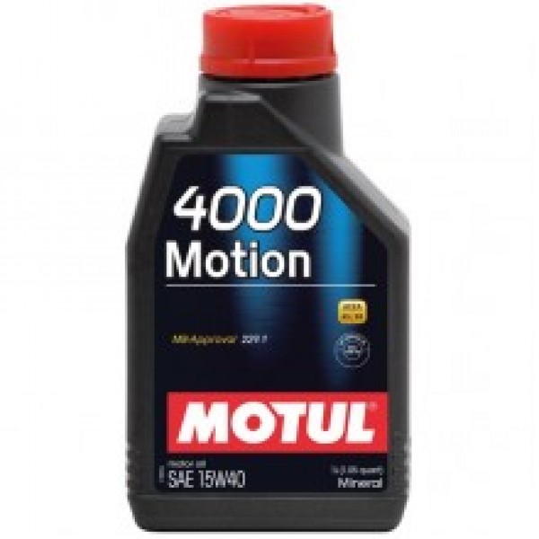 MOTUL 4000 MOTION 15w40 * 1л. MOTUL 4000 MOTION 15w40 * 1л.